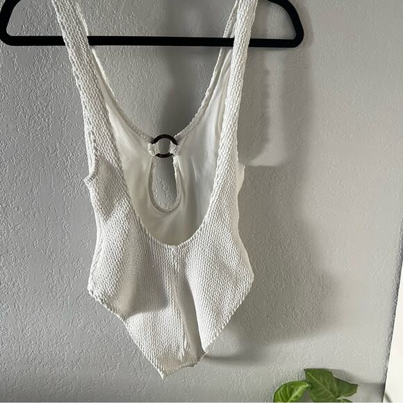 Revolve Lovewave April One Piece Swimsuit in Ivory - Picture 6 of 8